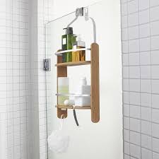 Barrel Shower Caddy In 2020 Bamboo Shower Caddy Shower Caddy Bamboo Bathroom