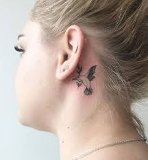 Check spelling or type a new query. Blackwork Bird Behind The Ear Chronic Ink Tattoo Shops Facebook
