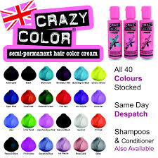 Hair coloring, or hair dyeing, is the practice of changing the hair color. Crazy Color Semi Perm Conditioning Hair Dye Colour Temporary Wash In Colour Ebay