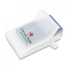 Choose from metal, engraved, desk, bulletin board, or leather business card holders. Custom Printed Plastic Business Card Holders Business Cards Holders