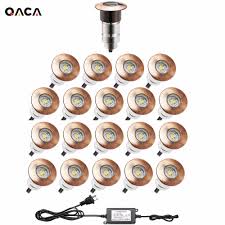 Fashion Recessed Led Fence Lights Under Deck Lighting Led Outdoor Step Stairway Garden Decking Lighting Ideas 20pcs Set F102x 20 Deck Light Led Garden Decking Lightsdeck Light Aliexpress