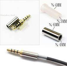 If you cut off the ear buds, you can plug the jack into an audio source and connect the wires directly to your circuits. 4pcs Gold 3 Pole 3 5mm Male Stereo Earphone Headphone Jack Plug Soldering Spring For Sale Online Ebay