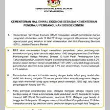 Kementerian hukum dan hak asasu manusia. Lepas Miti Kem Ekonomi Pula Puji Kerajaan Dahulu