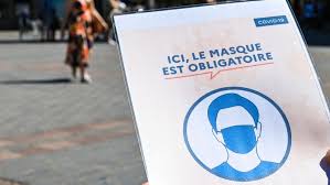 Masque obligatoire covid sticker autocollant accueil. Mayenne Tours Lille Ou Le Masque Est Il Obligatoire Dans La Rue En France L Express