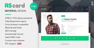 Impress your potential employer with a green, bright background. Html Online Cv Resume Templates From Themeforest