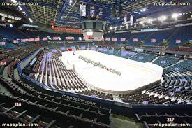 Scotiabank Saddledome Seat Row Numbers Detailed Seating