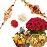 Image result for Rakhi WITH FRUITS gifts to agra images