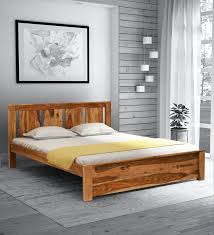 This type of king size platform bed allows extra. Buy Amarillo Solid Wood King Size Bed In Rustic Teak Finish Woodsworth By Pepperfry Online Mission King Size Beds Beds Furniture Pepperfry Product