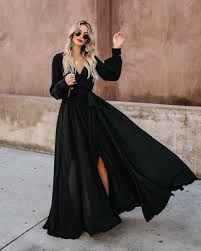 Long Sleeve Diana Maxi Dress Black This Show Stopping Dress Is A Must In This Gorgeous N Siyah Gelinlik Modelleri Sik Gece Kiyafetleri Siyah Gelinlik