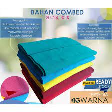 Bahan Kaos Kain Katun Combed Cotton Combed 20s 24s 30s Warna Misty Eceran Kiloan Shopee Indonesia