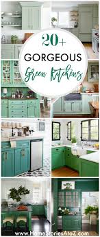 20+ gorgeous green kitchen cabinet ideas
