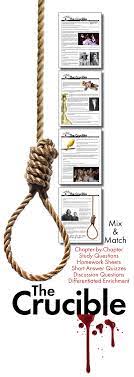 Use This Visually Stunning Package Of Worksheets Covering All Four Acts Of The Crucible Arthur Miller S Compelling Play About Mass Hysteria And The Salem Witch