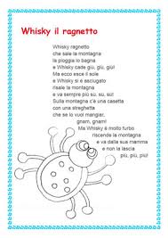 Non si arrende e aspetta che torni il sole. Whisky Ragnetto Canzone E Testo Per Cantare Con I Bambini