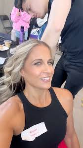 Hair and makeup! Runway of Dreams New York Fashion Week Show!  #AdaptiveFashion @runwayofdreams , Hair by @davidhaircare ♥️, Image  description: Alycia with long curls in her hair head back smiling get ...