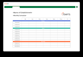 Save the history of all rotas with. Restaurant Schedule Excel Template 7shifts