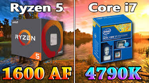 Videos only mentioning amd in passing (i.e. Ryzen 5 1600 Af Vs Core I7 4790k Pc Gaming Benchmark Test Youtube