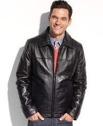 Tommy Hilfiger Big And Tall Smooth Leather Jacket Leather Jacket Lamb Leather Jacket Leather Jacket Men