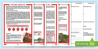 Free printable 2021 monthly calendar with us holidays. Uks2 The Year Of The Ox Chinese New Year 2021 Differentiated Reading
