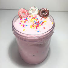 Donut Icing Is Soft And Creamy Snow Butter Slime It Has Many Cute Fake Sprinkles In It Along With Three Donut Char Cool Slime Recipes Slime And Squishy Slime