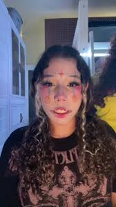 Do my LITTLE SISTERS makeup with me @️ #fyp #viral #clownmakeup #curly...