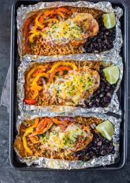 If you'd like, pair it with rice, but it's tasty enough without it, too. Southwestern Chicken Rice Foil Packets Gimme Delicious