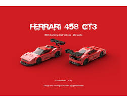 The design was based on the ferrari 458 spider. Lego Moc Moc Ferrari 458 Gt3 By Mcbrickster Rebrickable Build With Lego