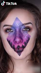 Amazing Makeup Of Northern Sky Super Cool Download Tiktok Now To Find More Trending Makeu Makeup Tutorial Video Makeup Hacks Videos Perfect Makeup Tutorial