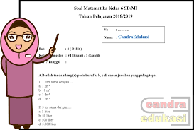 Berikut ini adalah soal online matematika kelas 6 bab operasi hitung bilangan berupa kuis atau tes online yang mana kalian bisa langsung menjawab soal dengan cara mengklik bulatan di depan jawaban yang kalian anggap paling benar. Soal Matematika Kelas 6 Sd Debit Dan Kunci Jawaban Administrasi Sekolah Sd Mi Smp Mts Sma Ma Smk