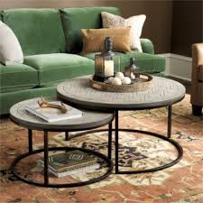 August Nesting Coffee Tables Set Of 2 Ballard Designs Nesting Coffee Tables Coffee Table Round Nesting Coffee Tables