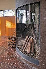 philip johnson residence philip johnson glass house philip johnson glass fireplace