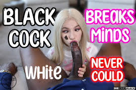 White bois will never achieve what Black Men can ♠️ Model : Kenzie Reeves :  rBNWO_Captions