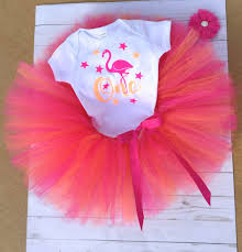 Red Birthday Dress For 1 Year Old Flamingo First Birthday Outfit 1st Birthday Birthday Girl Etsy In 2020 Baby Birthday Party Girl First Birthday Outfits Tropical Birthday