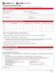 Bahagian pengurusan sumber manusia suk kelantan bahagian hal ehwal pelajar upm bahagian pengurusan kemasukan pelajar bpkp bacaan tahlil dan doa selamat pdf borang be b 2019 cukai pendapatan your tax we care. Borang Dispute Cimb Fill Out And Sign Printable Pdf Template Signnow