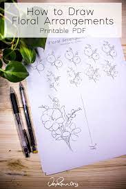 So let's paint some watercolor flowers, make a birthday card for a friend and doodle in our journals like we're kids! How To Draw Flowers Step By Step Printable Pdf Workbook Jeyram Art
