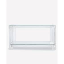 Blue acrylic coffee table, 1980s. Cloud Transparent Acrylic Coffee Table Chairish