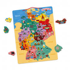 It also included paper outline helps kids learn the location of each state Magnetic Puzzles For Children Aged 18 Months And Up Janod