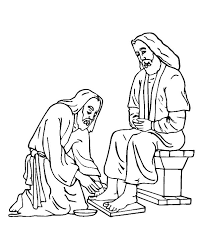 In john chapter 13 jesus is almost ready for the crucifixion but he still has more to teach the disciples. Kindness Washed Jesus Feet Colouring Pages Coloring Page Kids Play Color