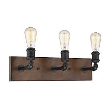 Maybe you would like to learn more about one of these? Patriot Lighting Elegant Home Steele Replica Wood With Antique Black 3 Light Vanity Light At Menards