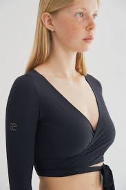 Ballet Wrap Womens Black Wrap Sweater Womens Black Wrap Sweater 2025