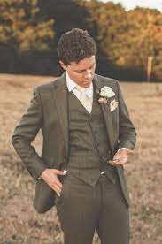 Brautigam Anzug Grun Tweed Weste Sommer Sonnenblumen Rustikale Hochzeit Masha Unwerth Rustic Wedding Suit Green Wedding Suit Groom Suit Summer