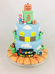 Super Mario Bros Motivtorte Geburtstagskuchen Motivtorten Kindergeburtstag Motivtorten Ohne Fondant