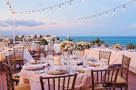 Royalton Riviera Cancun Chapel Wedding Dinner And Reception Set Up And Details Royalton Riviera Cancun Cancun Wedding Reception Riviera Cancun Wedding