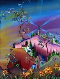 Expresion Imagen Y Color Obras De Alejandro Costas Artista Plastico Naif Argentino Arte Colorido Arte Naif Arte Popular Primitivo