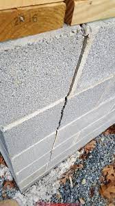 Over the years i repaired some of the blocks due to spalling on the interior surfaces. Types Of Cracks Damage In Block Foundation Walls