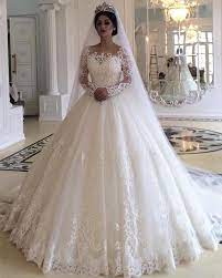 The Billionaire Want Me Completed Long Sleeve Wedding Dress Lace Ball Gown Wedding Dress Wedding Dress Long Sleeve