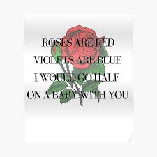 Roses Are Red Violets Are Blue Posters Redbubble If you craving for short and unforgettable poems that provide a influential punch, you've come to the right place. redbubble