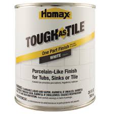 homax tough as tile 28 oz. white tub