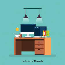 Office calculator,desk calculator delia whatsapp:+86 180 420 56891 sales9@gifthanyu.com. Free Vector Colorful Office Desk With Flat Design