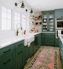 5 Important Things That Will Make Your Kitchen Must Go To Green Green Kitchen Walls Interior Design Kitchen Green Kitchen Cabinets