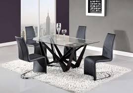 Northville antique silver double pedestal dining room set: Global Furniture Dining Table Matte Black Furniture Dining Table Global Furniture Dining Table